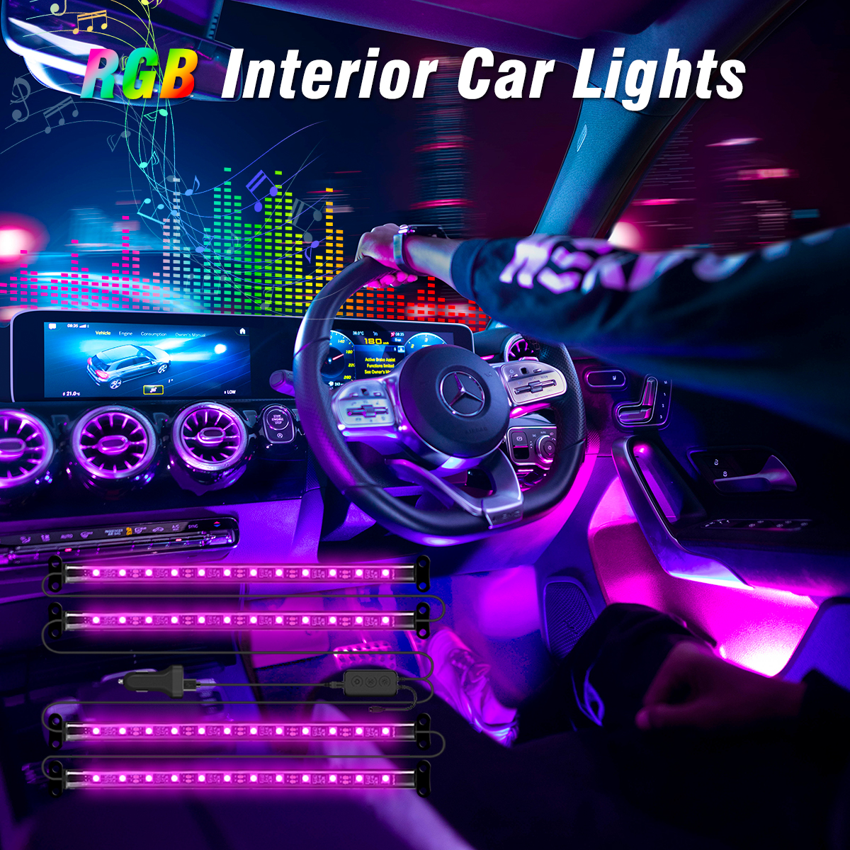 HCP014 蓝牙车载灯条